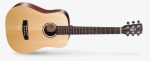 Earth Mini F Adirondack W/bag Op Image - Cort Earth Mini F Acoustic Electric Guitar - Natural #2840922