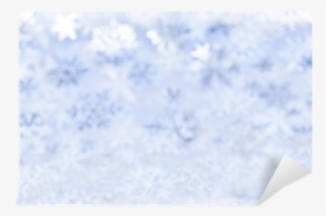 Christmas Background With Blue Snowflakes Wall Mural - Architecture #2841097