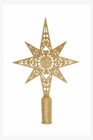 Christmas Ornaments, Gold Treetop Star - Sarah Off The Grid Guest Room #2841460