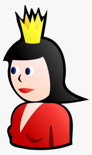 Clip Art King And Queen - Queen Of Spades Simple #2841737