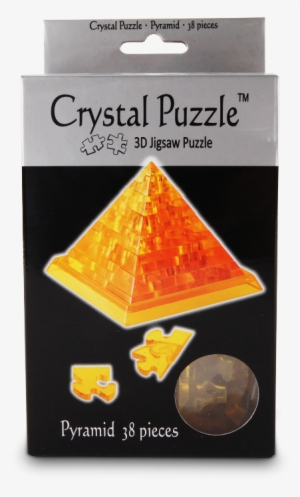 Pyramid 3d Crystal Jigsaw Puzzle 38 Pieces Fun Activity - Bepuzzled 3d Crystal Puzzle - Pyramid #2841997