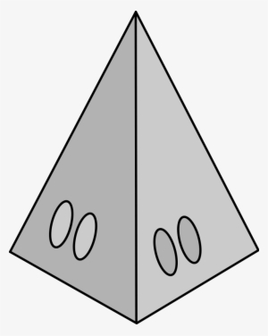 Pyramid - Pyramid Clip Art White Black #2842330