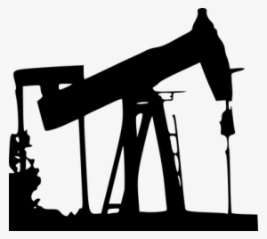 Drilling Oil Rig Pump Petroleum Silhouette - Oil Drill Clip Art #2842421