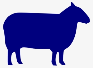Blue Sheep Svg Clip Arts 600 X 444 Px #2842424