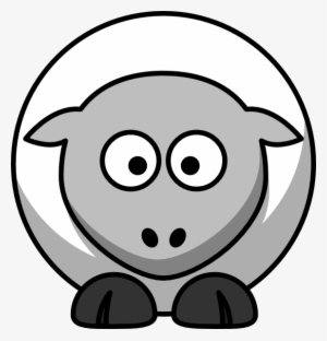 Sheep Black And White Black And White Sheep Clipart - Clip Art Sheep Png #2842599