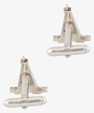 Pinto Ranch Oil Derrick Silver Cufflinks - Helicopter #2842674