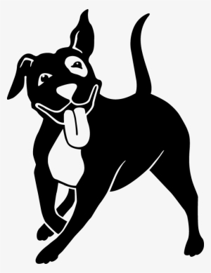 Dog Png Black And White #2843559