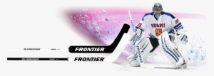 Atte Engren With Frontier 9985g Classic Stick - Frontier 9985g Senior Goalie Hockey Stick #2843930