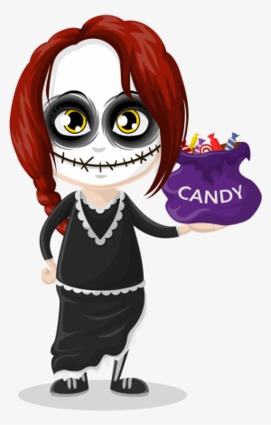 Halloween Vector Character Set With 6 Kids, Dressed - Halloween Costume Cartoon #2844844