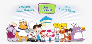 Join Today Image With Cartoon Kid Bakers - Child #2845062