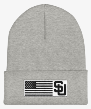 Strngth Union "american Flag Label" Cuffed Beanie - Beanie #2845412