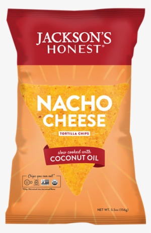 Nacho Cheese Tortilla Chips - Jackson's Honest - Organic Coconut Oil Yellow Corn #2846188