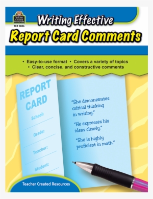 Tcr8856 Writing Effective Report Card Comments Image - Writing Effective Report Card Comments By Kathleen #2846512