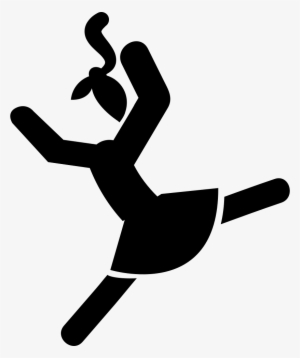 Dancer Girl - - Girl Dancing Icon Png #2846905