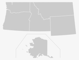 Map Usa North West - Alaska And Australia Size Comparison #2846950