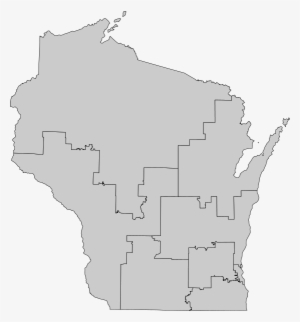 Blank Map Of The U - Map Of Wisconsin #2846998