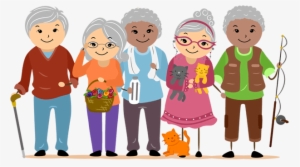Visit The Elderly - Older Adults Clip Art #2847209