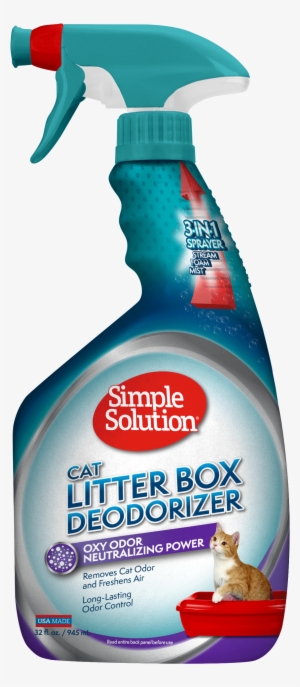 Simple Solution Litter Box Deodorizer,with New 3 In - Simple Solution Cat Litter Odour Eliminator #2847575