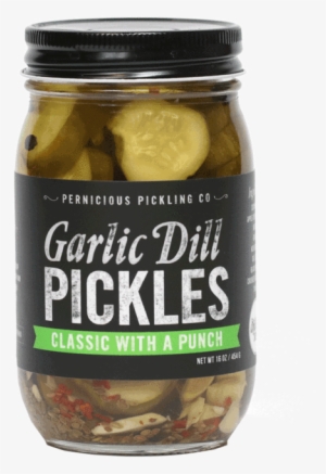 Garlic Dill Pickles, 16oz Jar - Pernicious Pickling Co Pernicious Pickling - Garlic #2847715 Garlic Dill Pickles, 16oz Jar - Pernicious Pickling Co Pernicious Pickling - Garlic #2847715