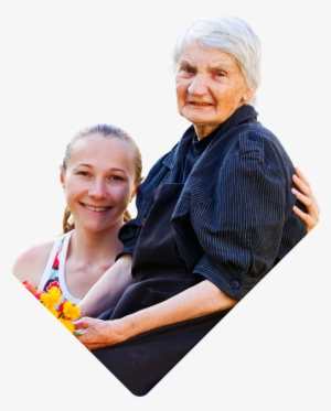 Smiling Caregiver And Elderly Woman - Star Home Health #2847858