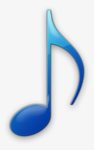 Musicnote - Blue Music Note Icon #2848273
