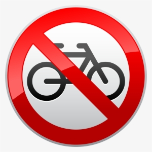 No Cycles Prohibition Sign Png Clipart - Laptop Ban Png #2848433