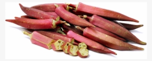 Premium Okra Red - 10 Seeds Red Okra - Easy To Grow #2848892