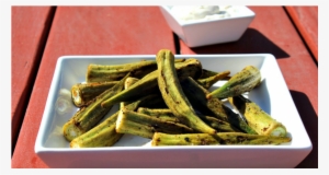 Grilled Okra With Green Chile Arïoli - Grilling #2849869