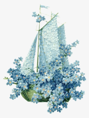 Laminas Para Decoupage 3 - Lily Of The Valley Forget Me Not Swan #2850282