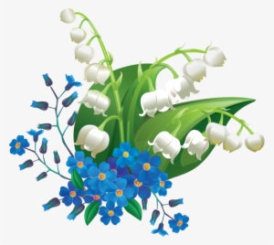 Forget Me Nots - Easter Cross #2850360