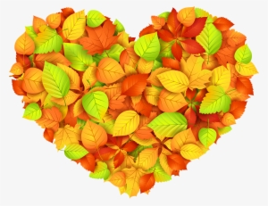 Heart Of Autumn Leaves Decor Transparent Picture - Autumn Heart Clip Art #2850650 Heart Of Autumn Leaves Decor Transparent Picture - Autumn Heart Clip Art #2850650