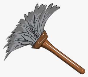Duster, Feather, Clean, Housework - Feather Duster Clipart #2850965