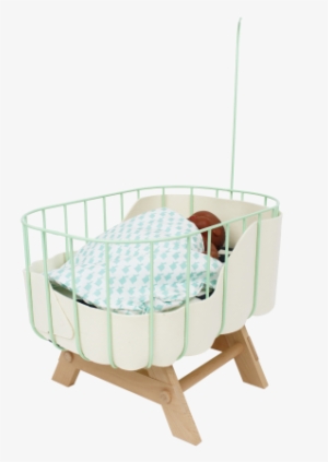 Doll Crib Mint - Infant Bed #2851069