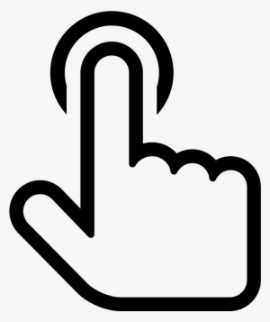 Click - Hand Cursor Icon Transparent Background #2851234