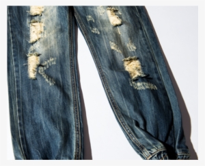 Mid-waist Loose Hole Worn Denim Men's Pants For Male #2851527 Mid-waist Loose Hole Worn Denim Men's Pants For Male #2851527