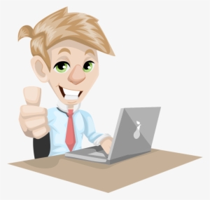 8 Ways Social Media Can Help You Reach More Patients - Working On Laptop Png #2851634