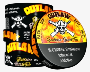 Outlaw Southern Sweet Tea Flavor Dip Tobacco - Outlaw Chew #2851910