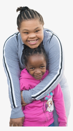 Black School Age Girl With Sister #2853248