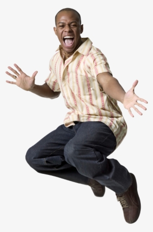 61575400 - Black Man Jumping Png #2853513