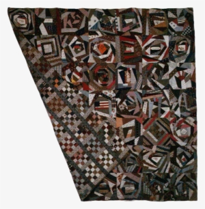 Double-sided Crazy Quilt With Sixteen Patch, 1889, - Crazy Quilting #2853637