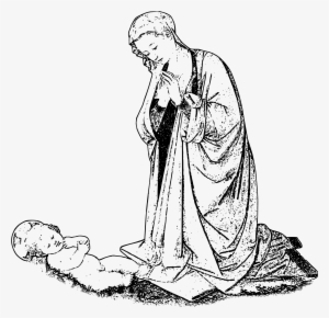 This Free Icons Png Design Of Mary And Jesus #2854334