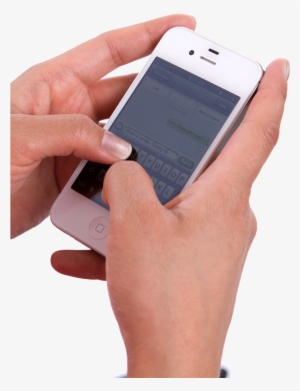 Download Mobile Cell Phone In Hand Png Transparent - Using Phone Png #2854650