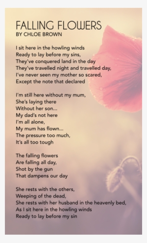 Falling Flowers Poem - Poetry #2855018