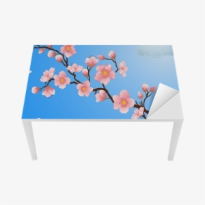 Blooming Cherry Blossom With Falling Petals - Cherry Blossom #2855265