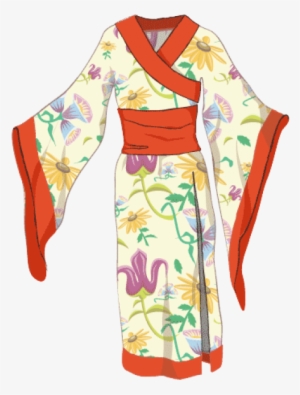 Free Png Kimono Png Images Transparent - Colorful Flower Pattern Wall Clock #2855908