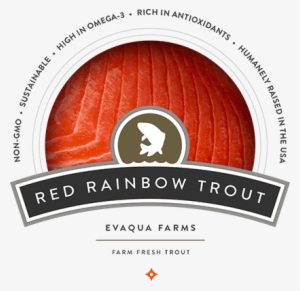 Our Red Rainbow Trout Are A Beautiful Freshwater Fish - Label #2856714