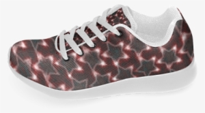 Zappy Black Sparkling Stars Women's Running Shoes - Sneakers #2857356