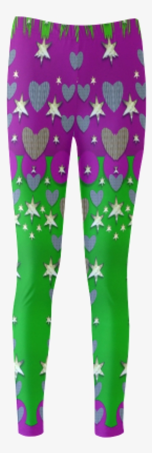 The Brightest Sparkling Stars Is Love Cassandra Women's - Leggings #2857807
