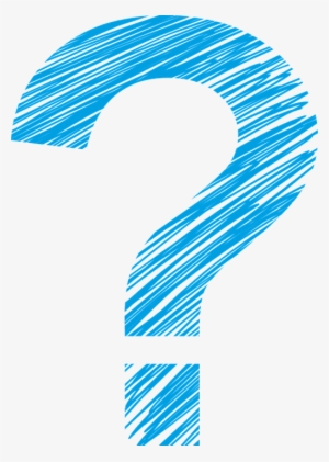 Drawn Question Mark Transparent Background - Transparent Blue Question Mark #2858004
