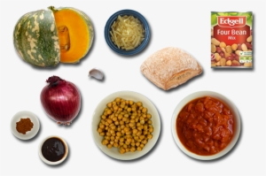 Cheesy Smoked Baked Beans With Pumpkin Ingredients - Edgell #2858008